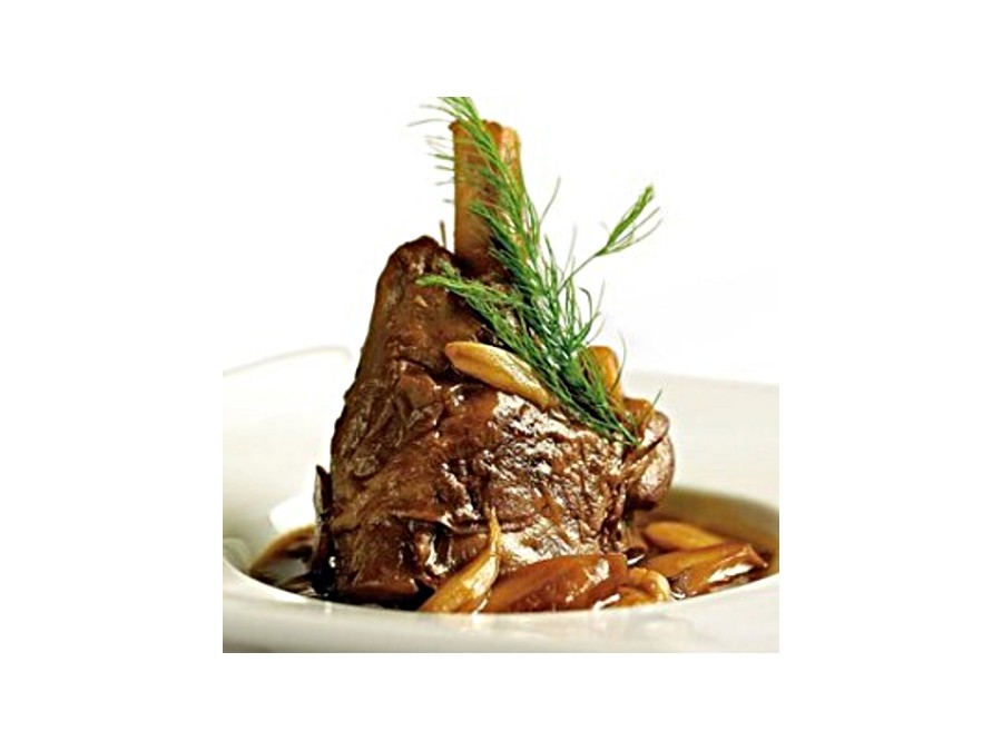 Souris d'agneau au vin blanc et romarin